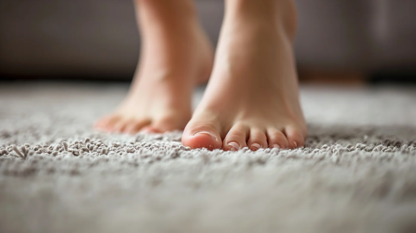 feet on carpet