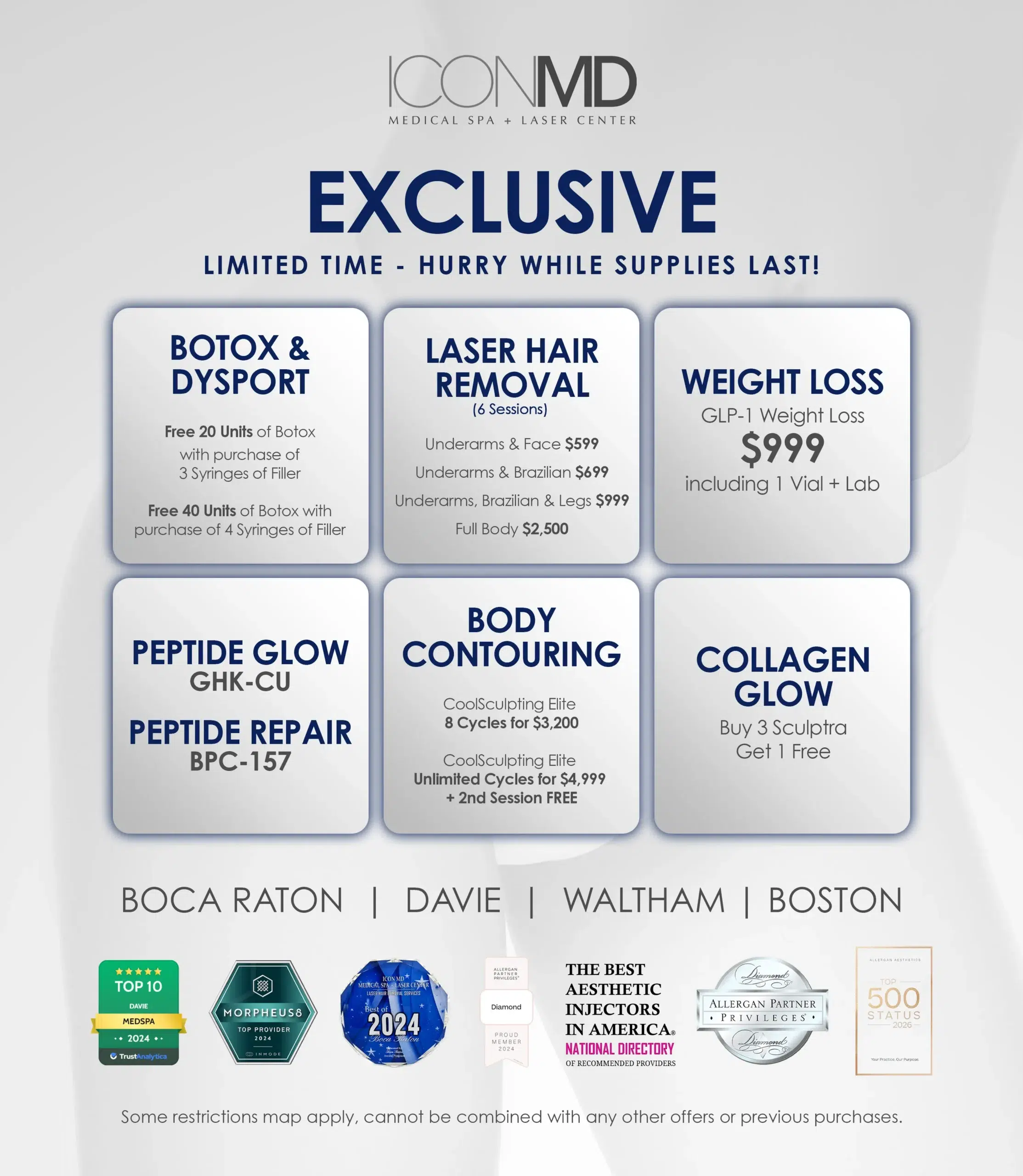 Limited Time Specials